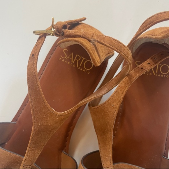 SARTO by Franco Sarto A-Lockheart Camel Leather 8.5M 8.5 - Picture 6 of 8